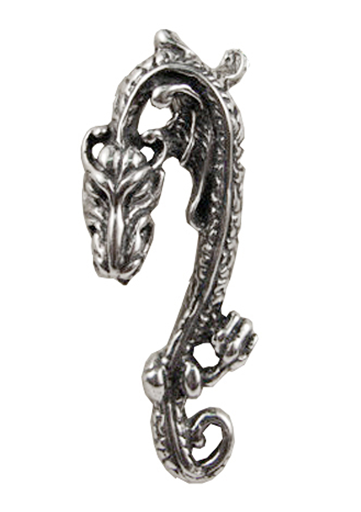 Sterling Silver Unusual Dragon Pendant