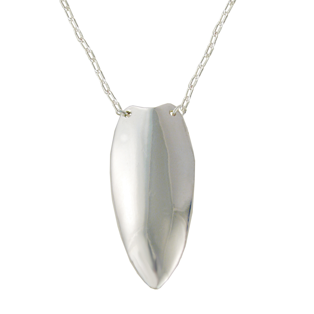 Sterling Silver Fang Aromatherapy Pendant Necklace