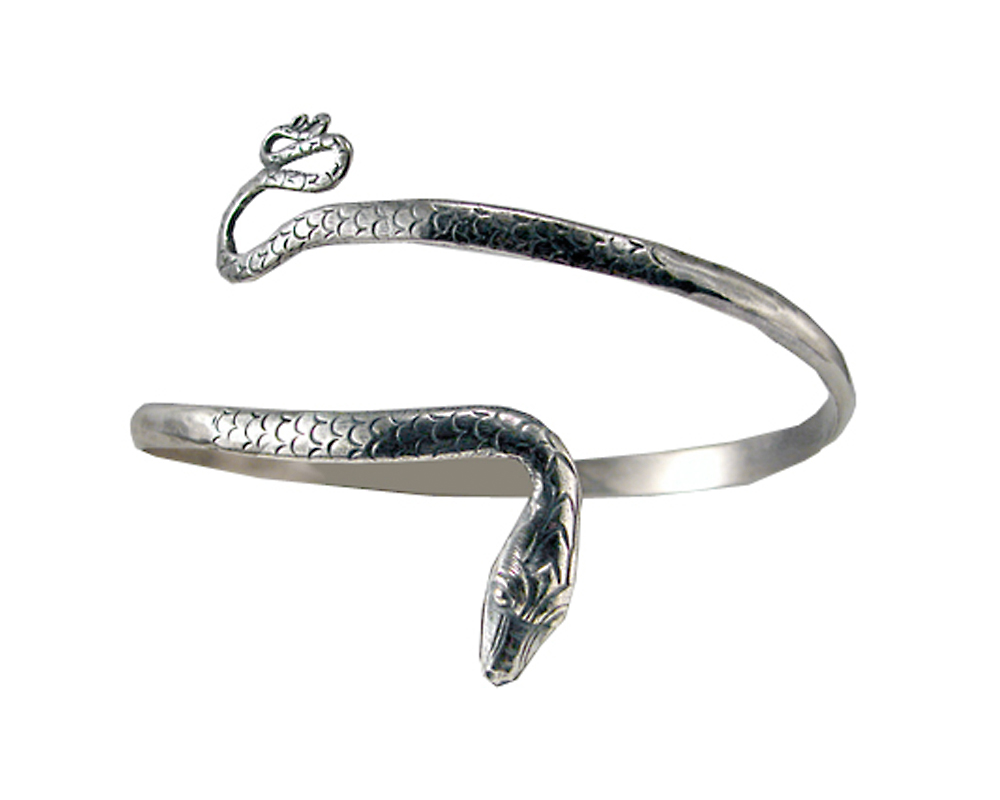 Sterling Silver Snake Upper Arm Band Bracelet