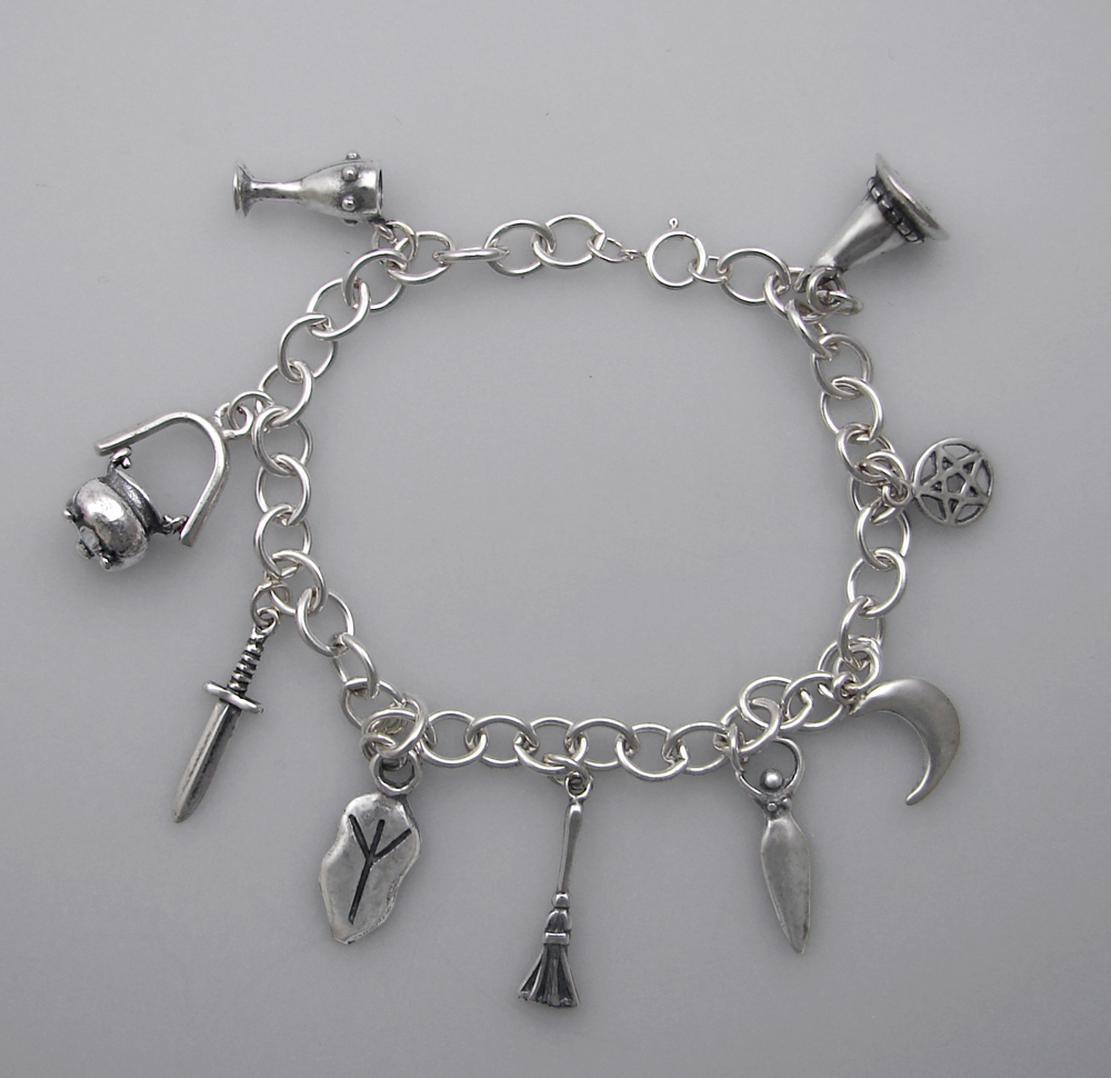 Sterling Silver "Tools of the Trade" Charm Bracelet