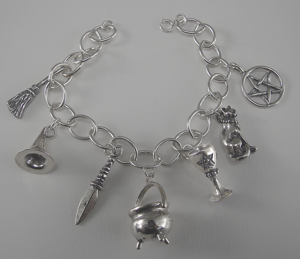 Sterling Silver "Tools of the Trade" With Charm Bracelet