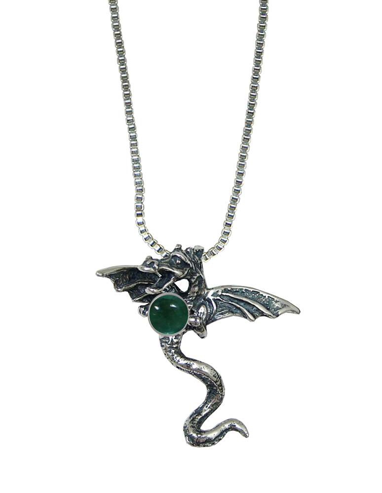 Sterling Silver Pendants : The Silver Dragon, Your Fantasy And Medieval  Jewelry Store