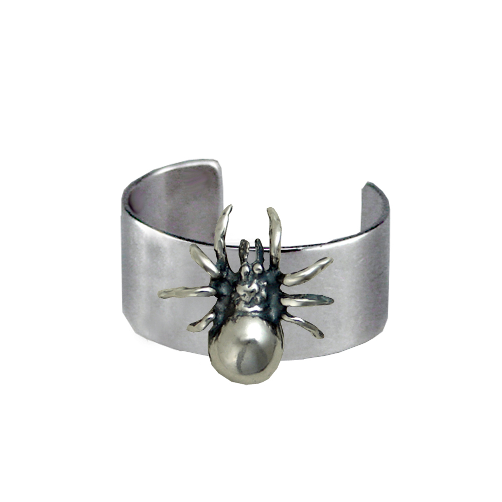 Sterling Silver Spider Ear Cuff