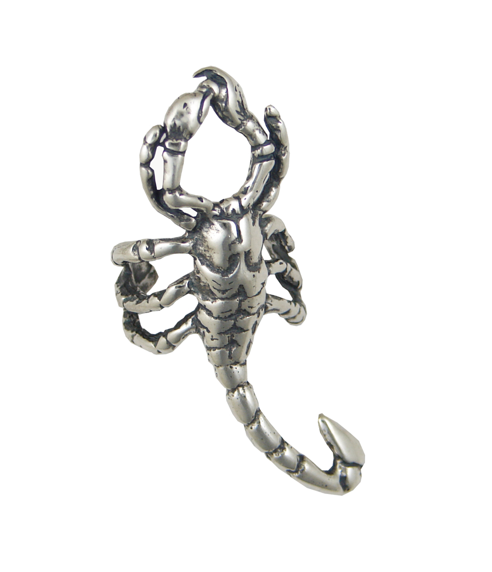 Sterling Silver Right Only Desert Scorpion Ear Cuff