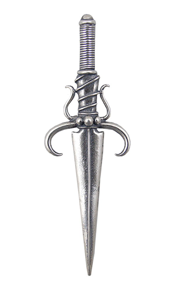 Sterling Silver Thor's Lightning Knife Dagger Pendant
