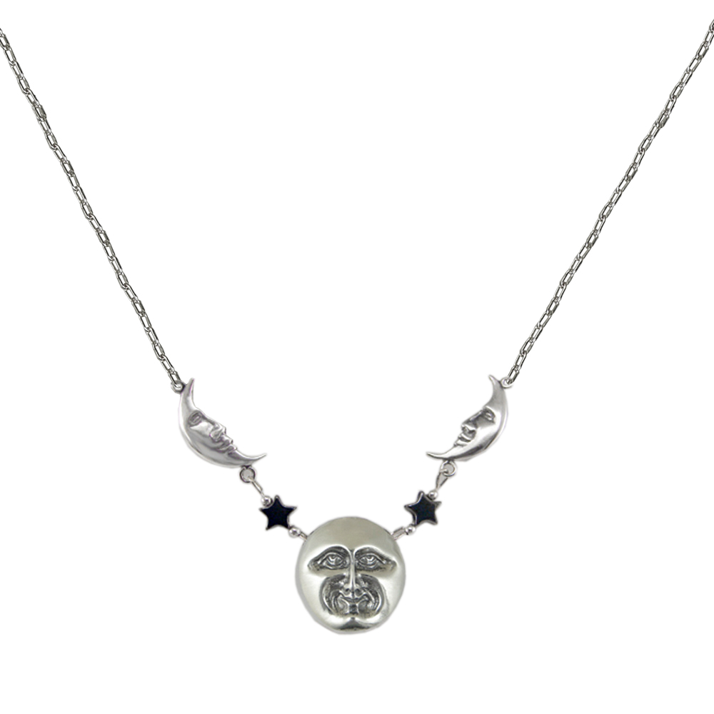 Sterling Silver Magic Moon Necklace