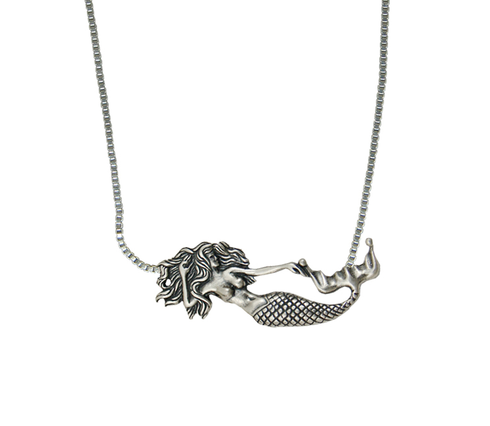Sterling Silver Marvelous Little Mermaid Necklace