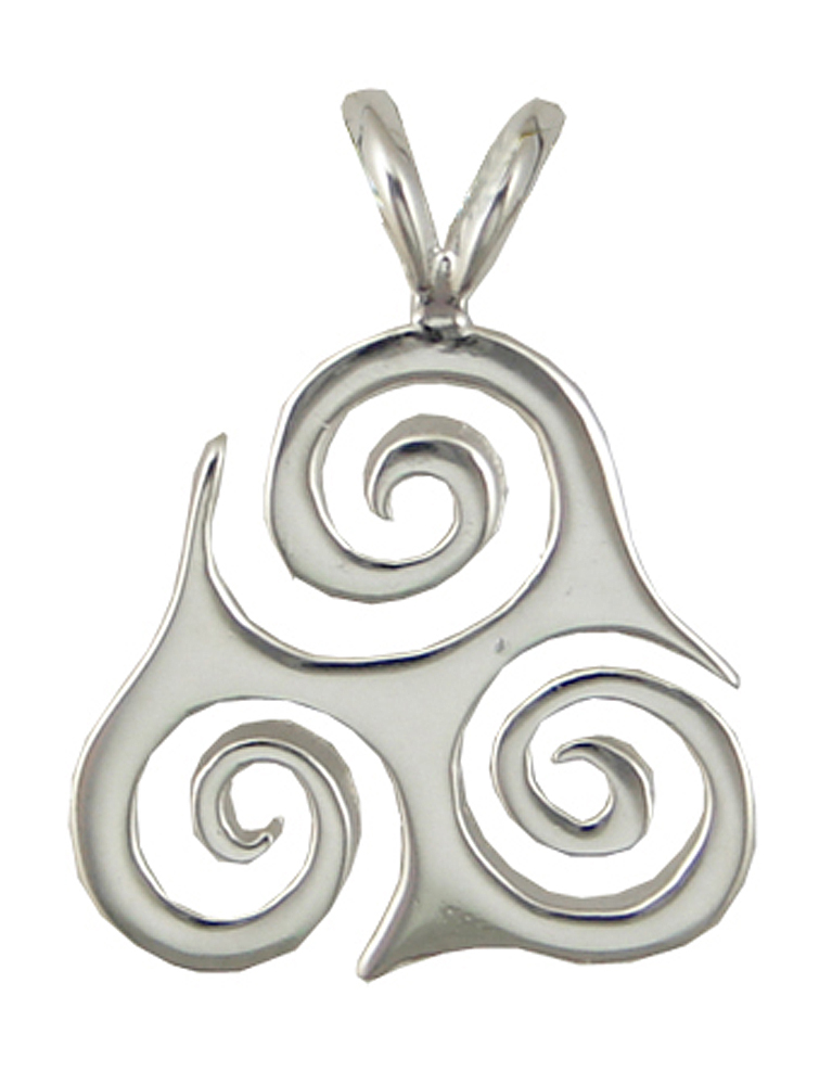 Sterling Silver Spirals of Life Pendant