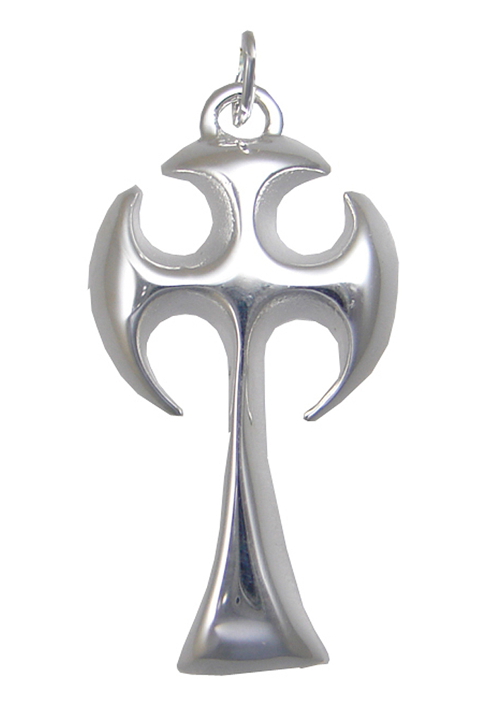 Sterling Silver Princess Cross Pendant
