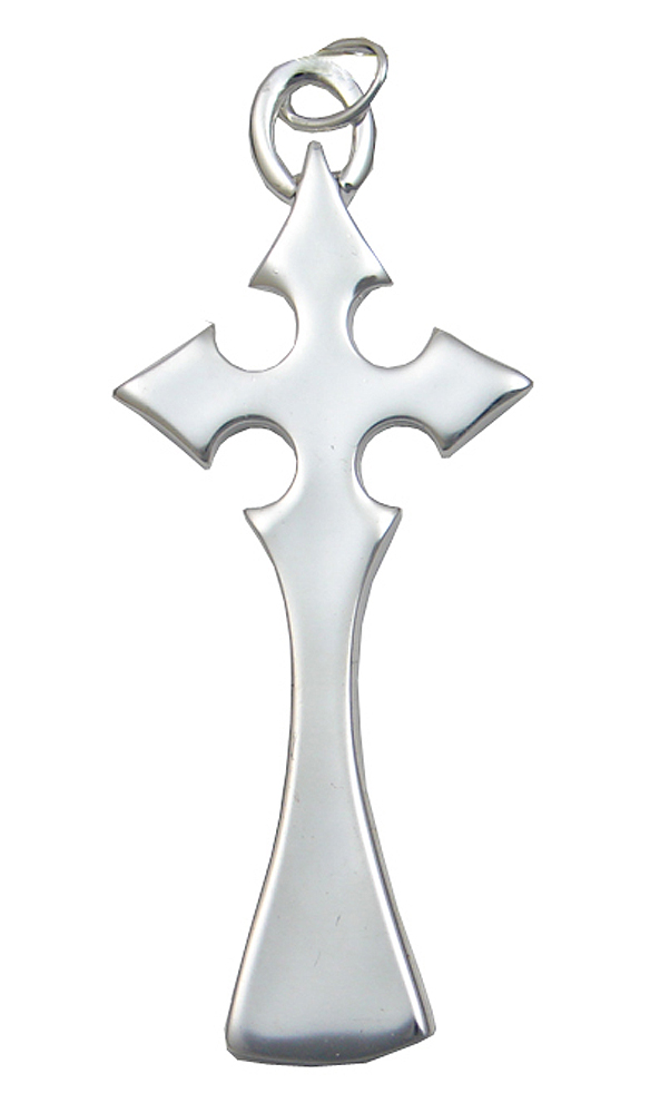 Sterling Silver High Cross Pendant