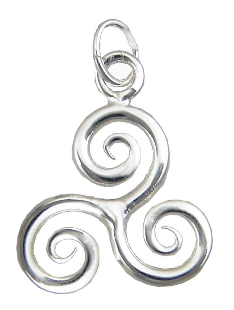 Sterling Silver Spirals of Life Charm