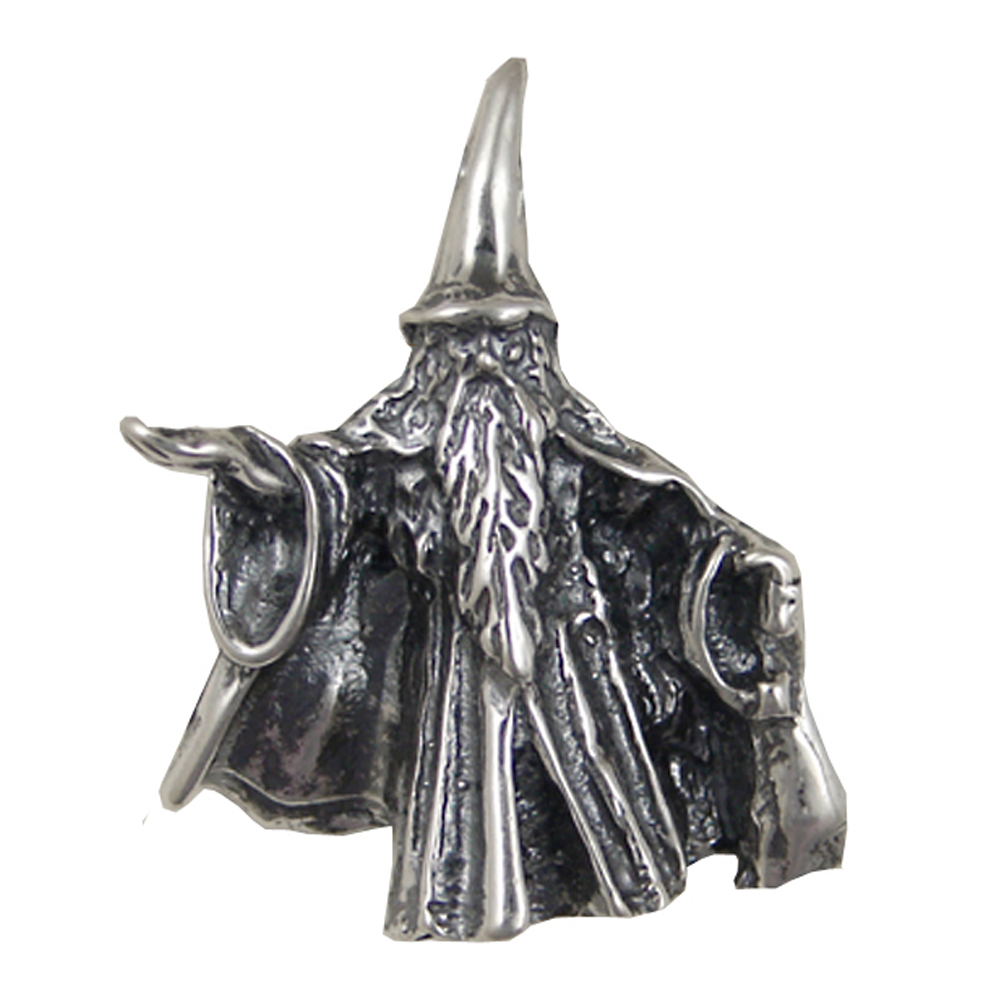 Sterling Silver Wizard of the Mysteries Pendant