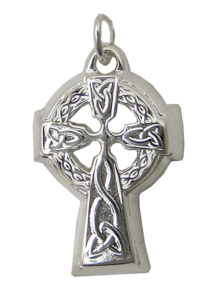 Sterling Silver Traditional Celtic Cross Charm