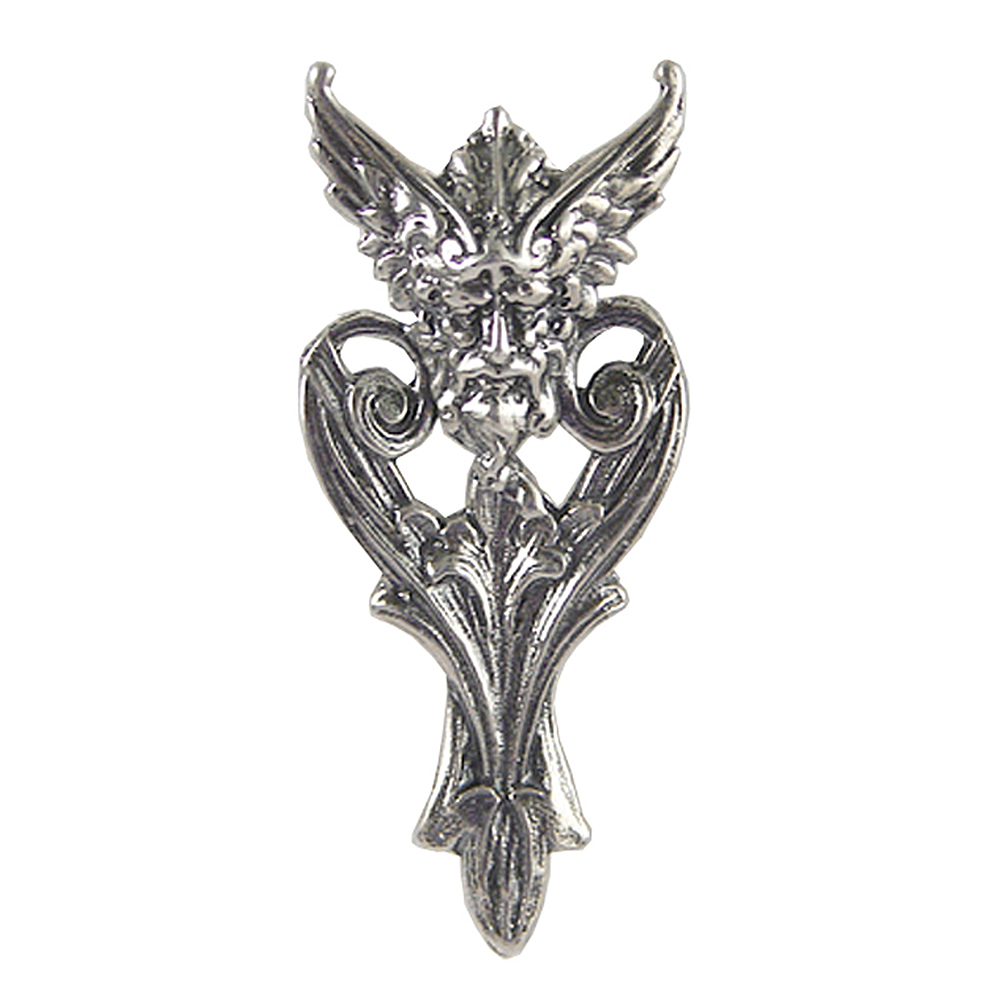 Sterling Silver Winged Thor Viking Crest Pendant