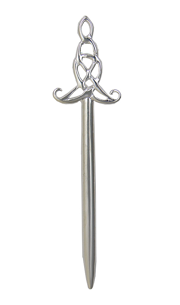 Sterling Silver Celtic Warrior Sword Pendant