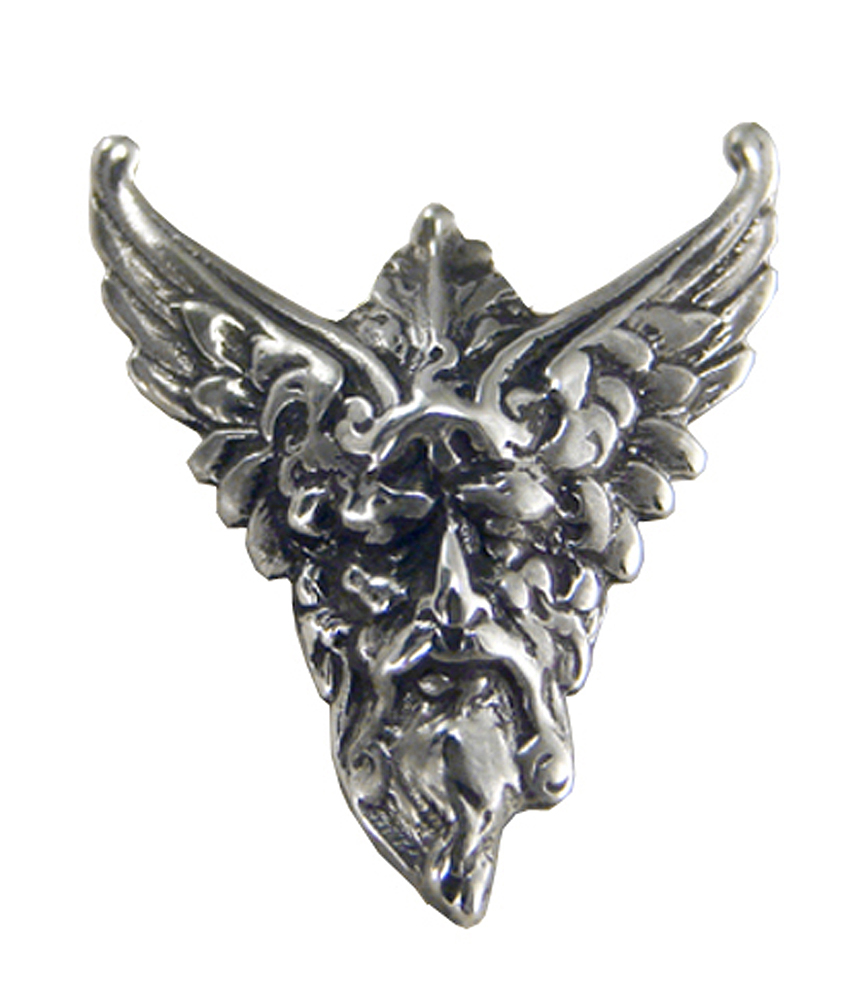 Sterling Silver Winged Thor Viking Pendant