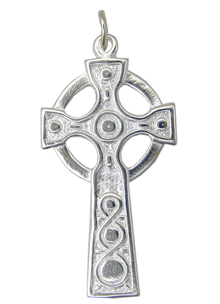 Sterling Silver Celtic Cross Of Scotland Charm