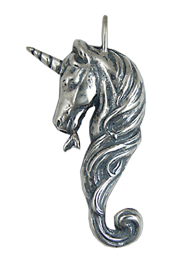 Sterling Silver Unicorn of Beauty Pendant