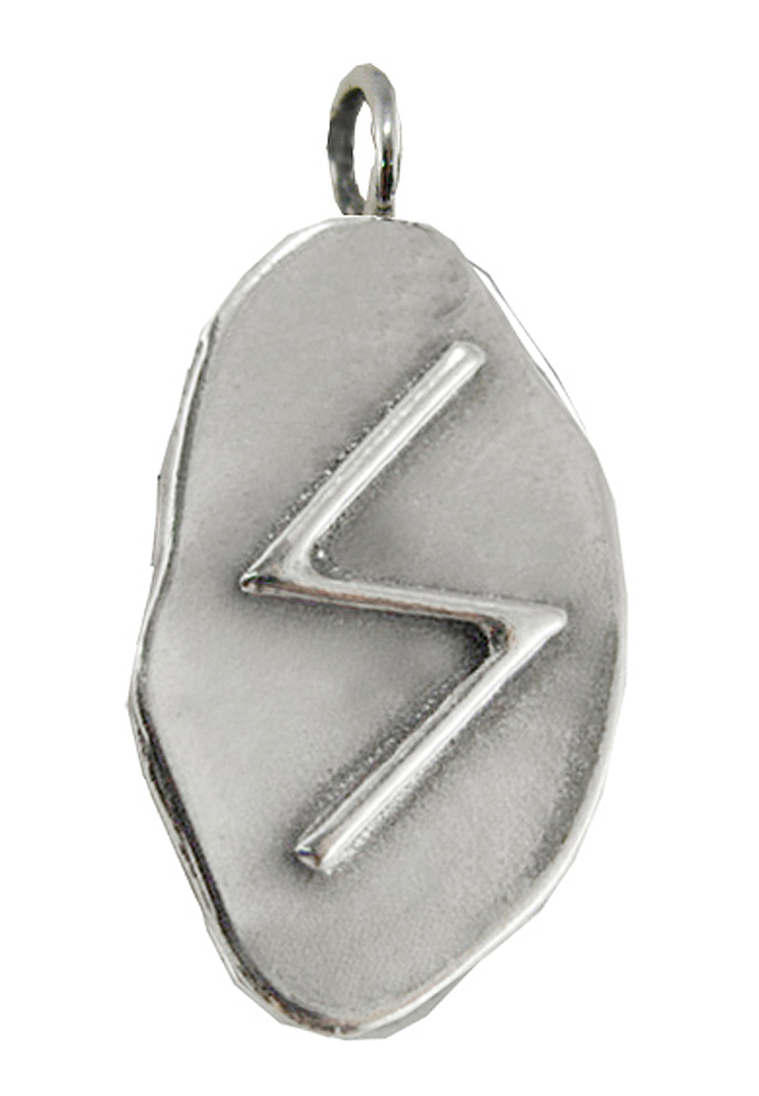 Sterling Silver Sowelu Sowilo Sigel Sol Rune Pendant Symbol For Success And Victory