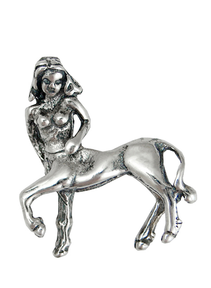 Sterling Silver Female Centaur Pendant