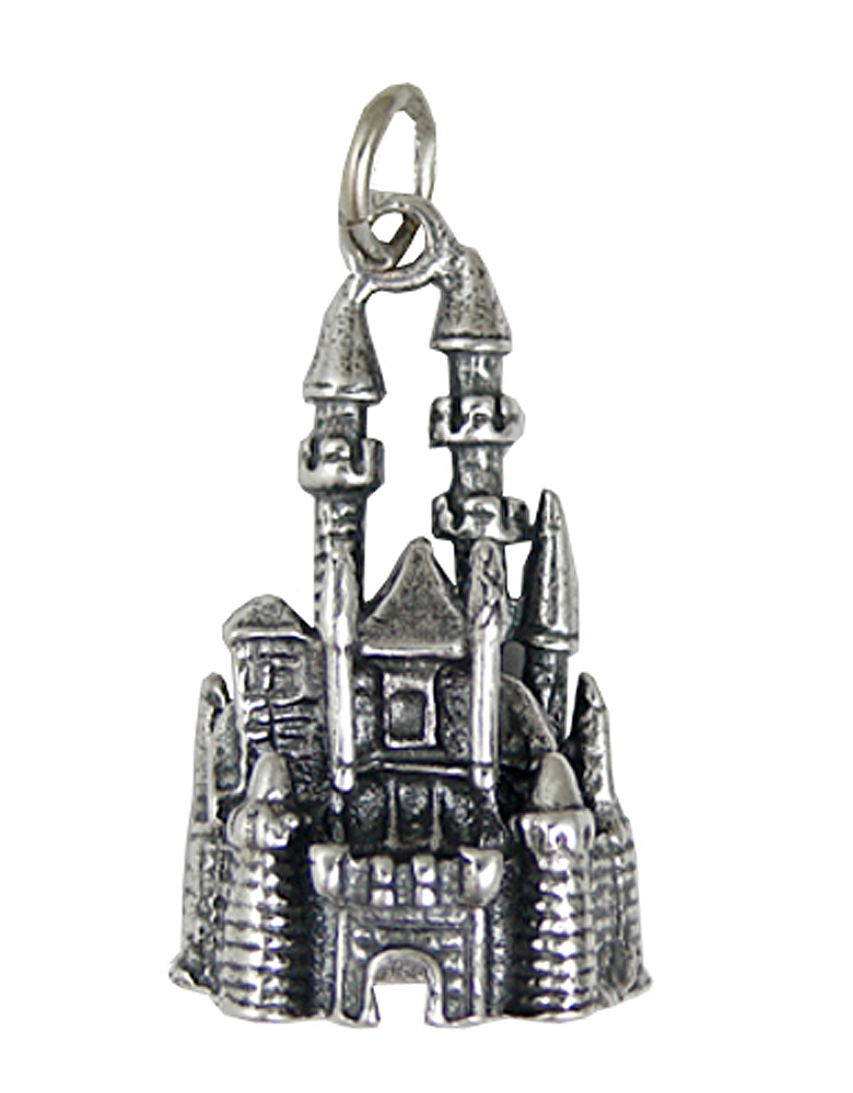 Sterling Silver Kings And Queen's Castle Charm