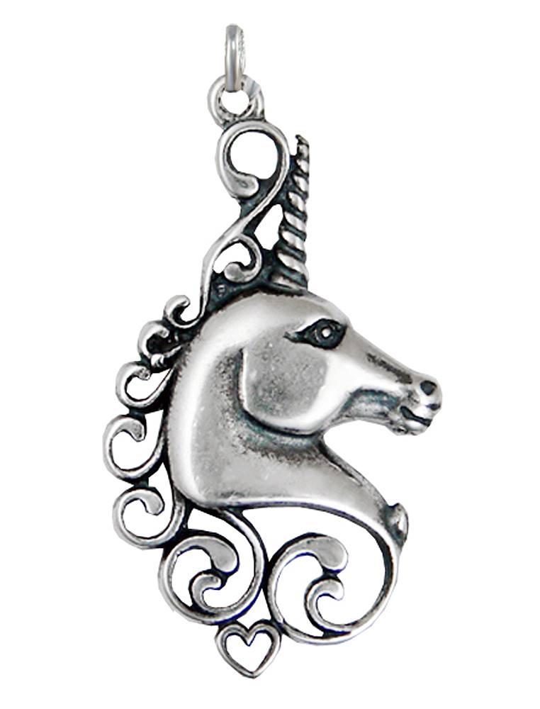 Sterling Silver Unicorn of Love Charm