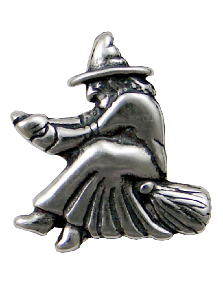 Sterling Silver Little Witch Pendant