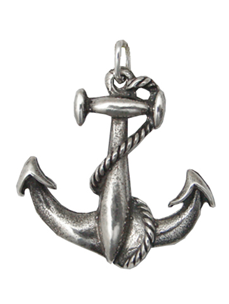 Sterling Silver Sailors Ships Anchor Charm