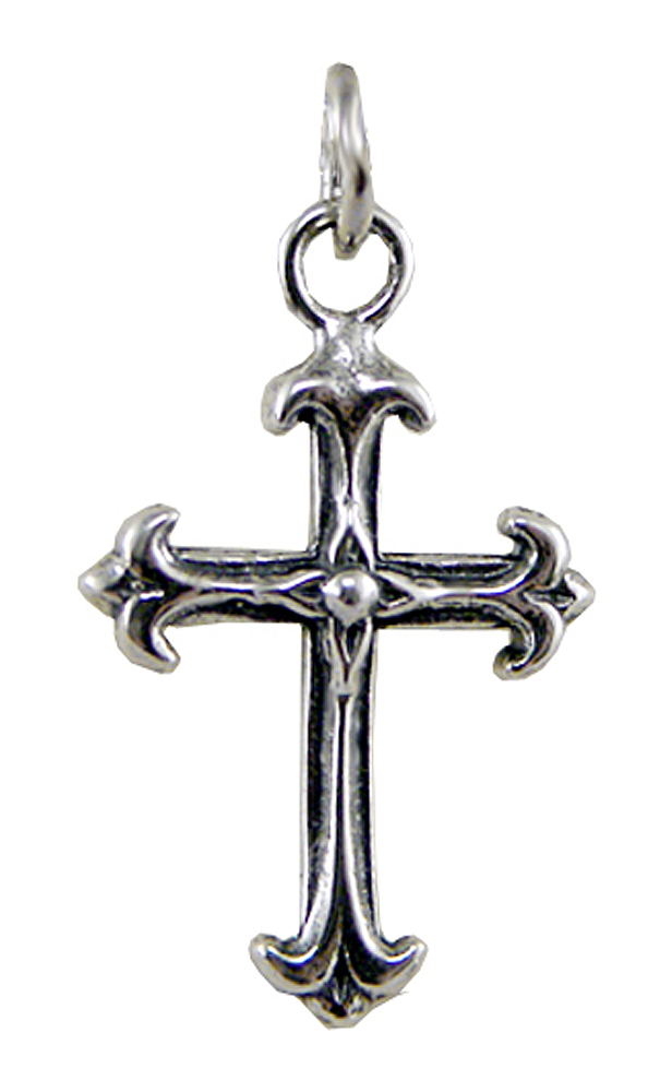 Sterling Silver Apostles Cross Charm