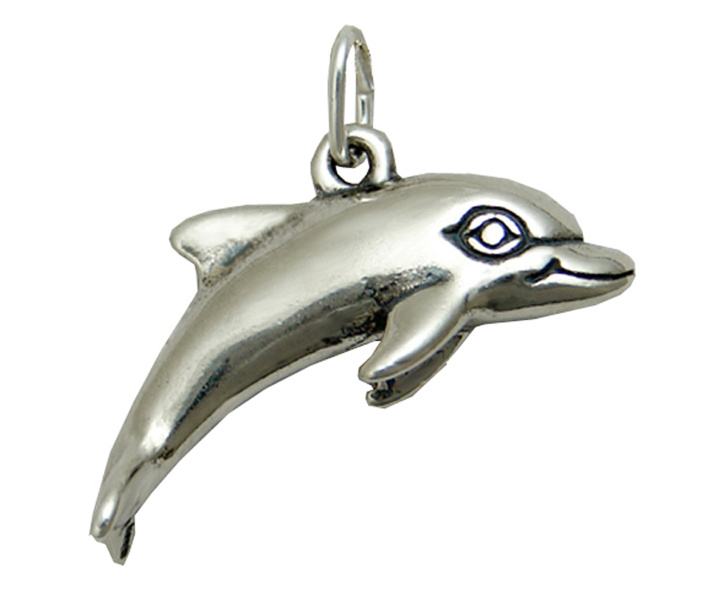 Sterling Silver Little Dolphin Charm