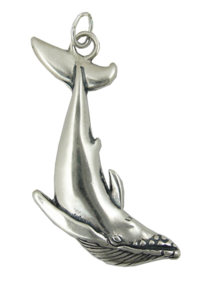 Sterling Silver Blue Whale Charm