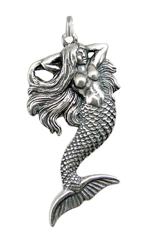 Sterling Silver Mermaid of the Peaceful Seas Charm