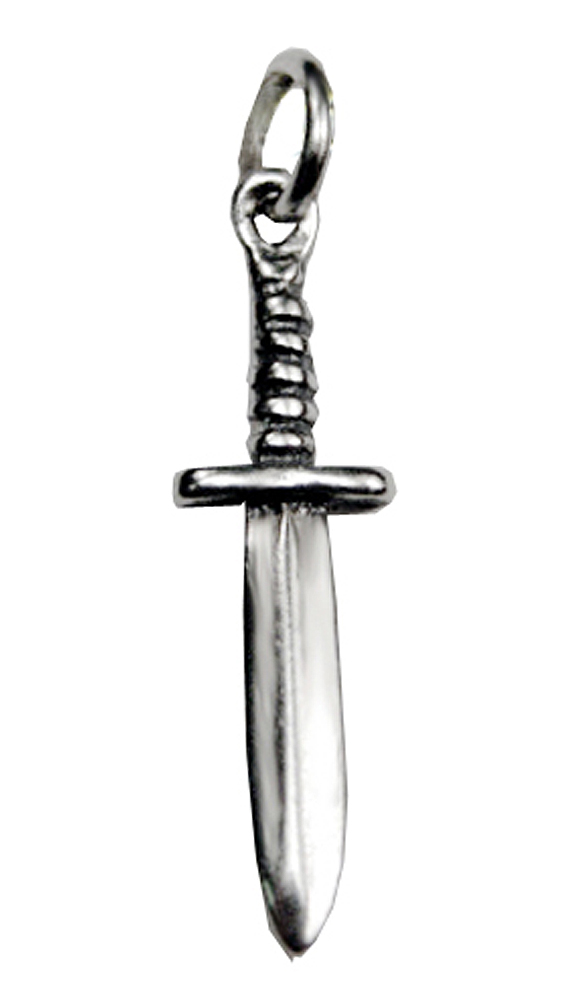 Sterling Silver Petite Knife Dagger Charm
