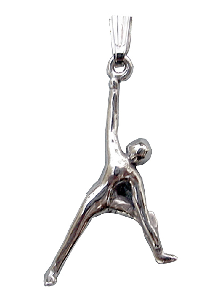 Sterling Silver Yoga Position "Warrior" Charm