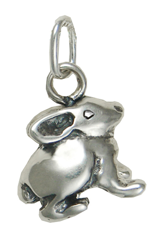 Sterling Silver Little Bunny Rabbit Charm