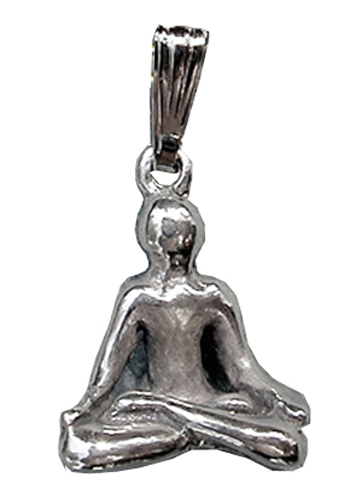 Sterling Silver "Lotus" Position Yoga Charm