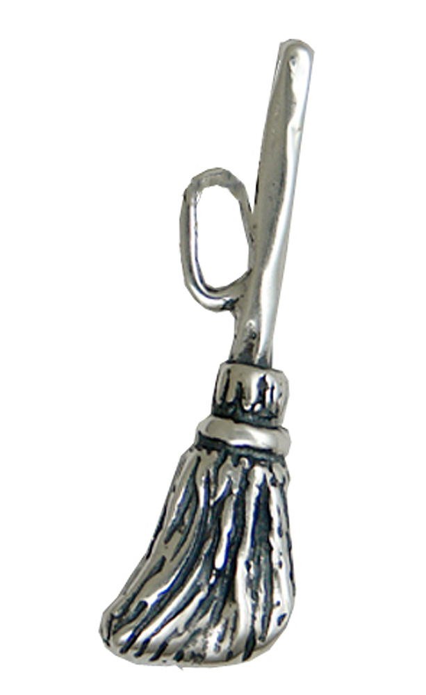 Sterling Silver Straw Broom Charm