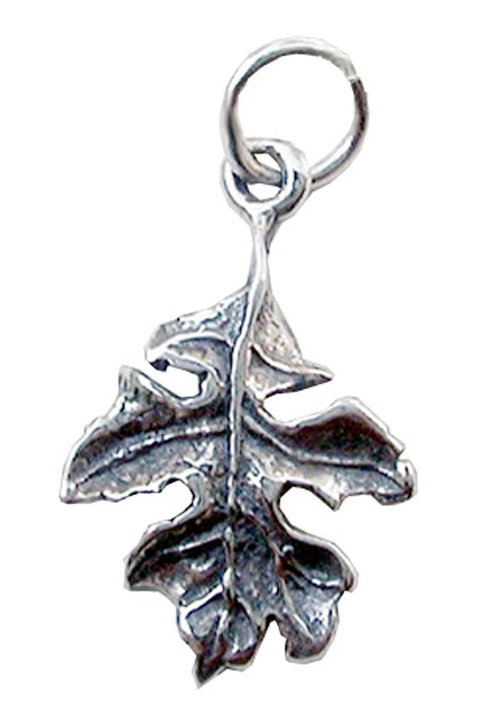 Sterling Silver Little Oak Leaf Charm