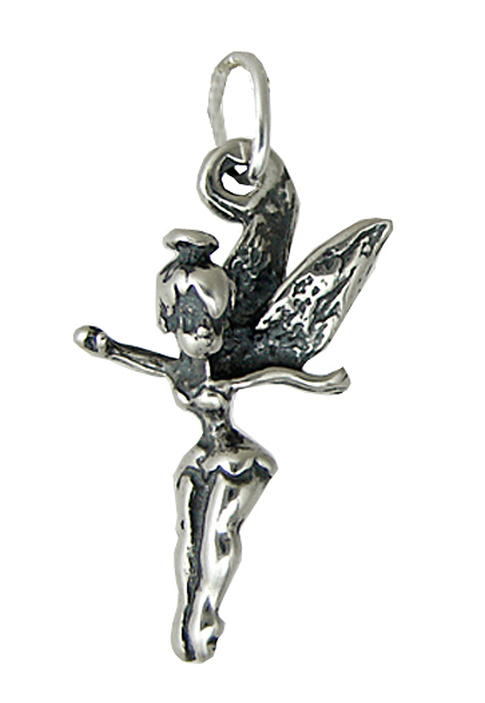 Sterling Silver 3D Little Fairy Charm