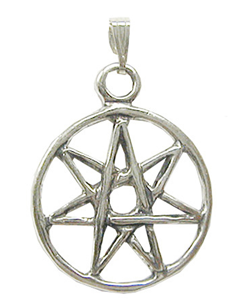 Sterling Silver Circle Fairy Star Charm