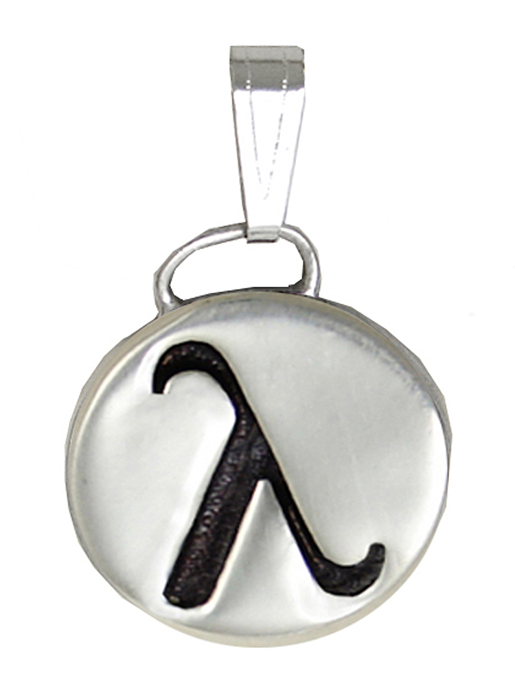 Sterling Silver Lambda Gay Pride Symbol Charm