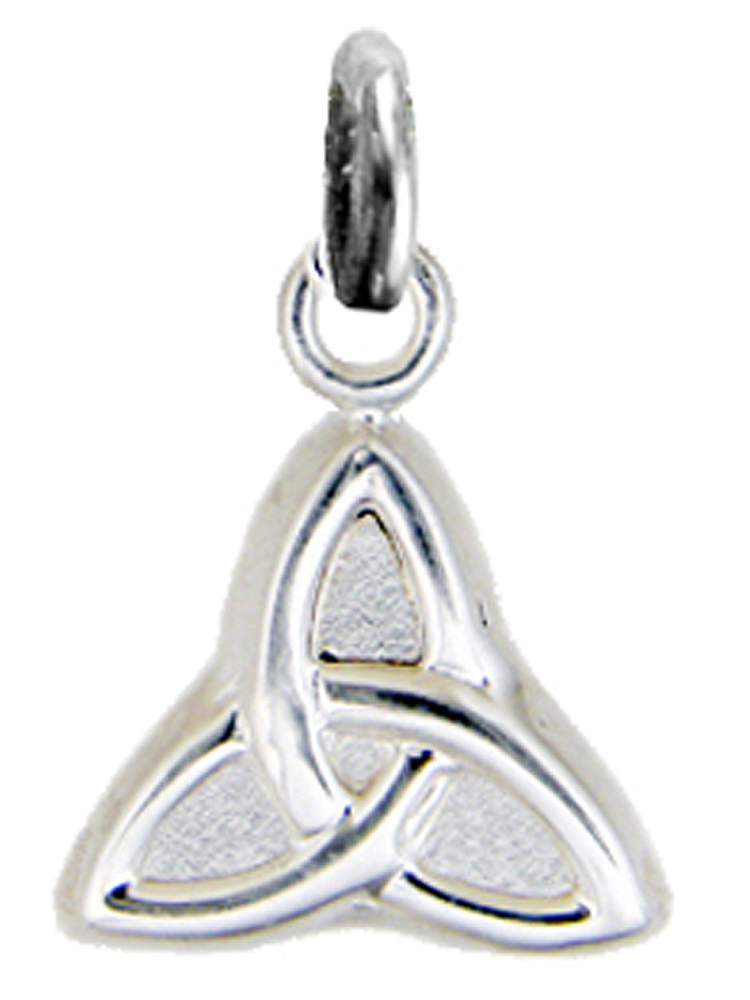 Sterling Silver Closed Love Honor Protect Celtic Triquetra Trinity Knot Charm