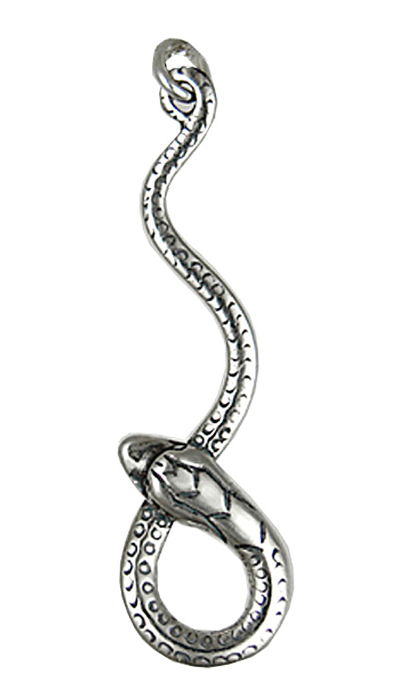 Sterling Silver Little Hanging Snake Charm