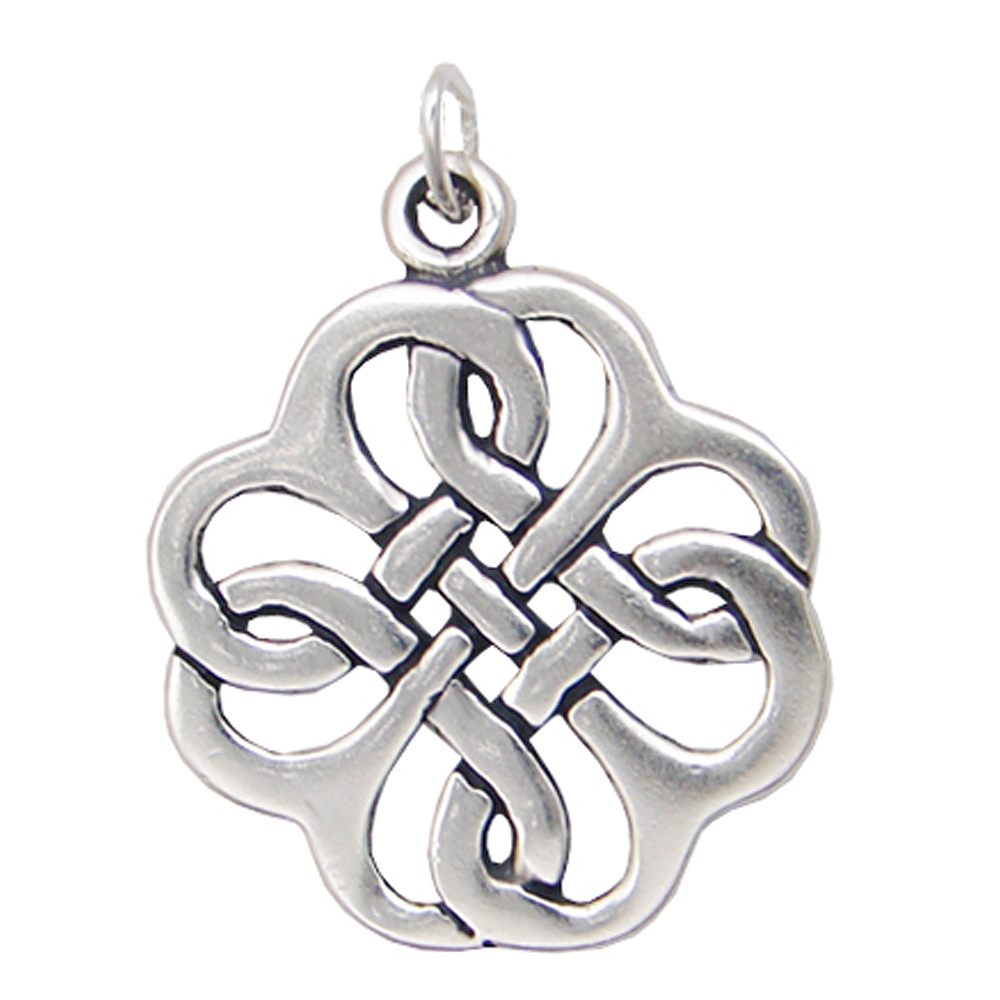 Sterling Silver Eternal Love Celtic Knot Charm