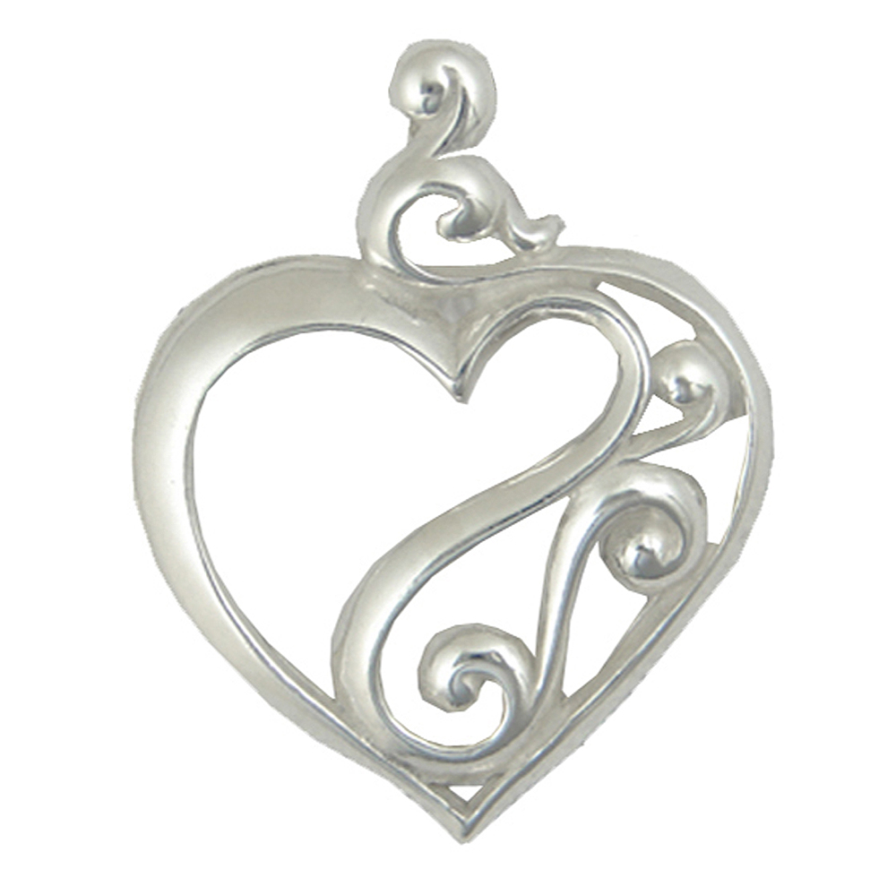 Sterling Silver Heart Pendant