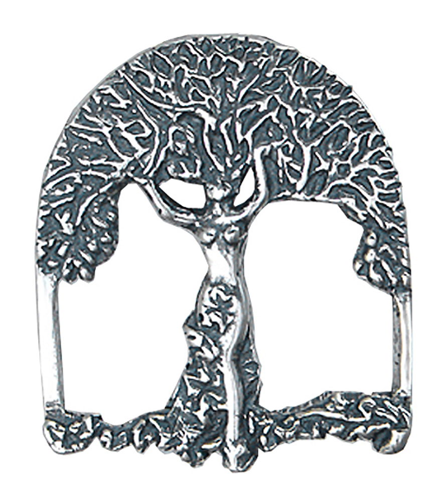 Sterling Silver Dryad of the Autumn Harvest Pendant