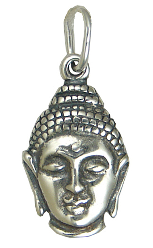 Sterling Silver Gautama Buddha Head Charm