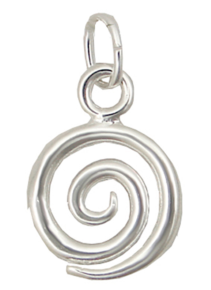 Sterling Silver Celtic Symbol of Life Spiral Charm