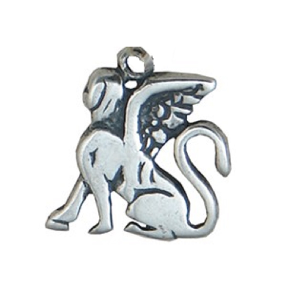 Sterling Silver Petite Sphinx Charm