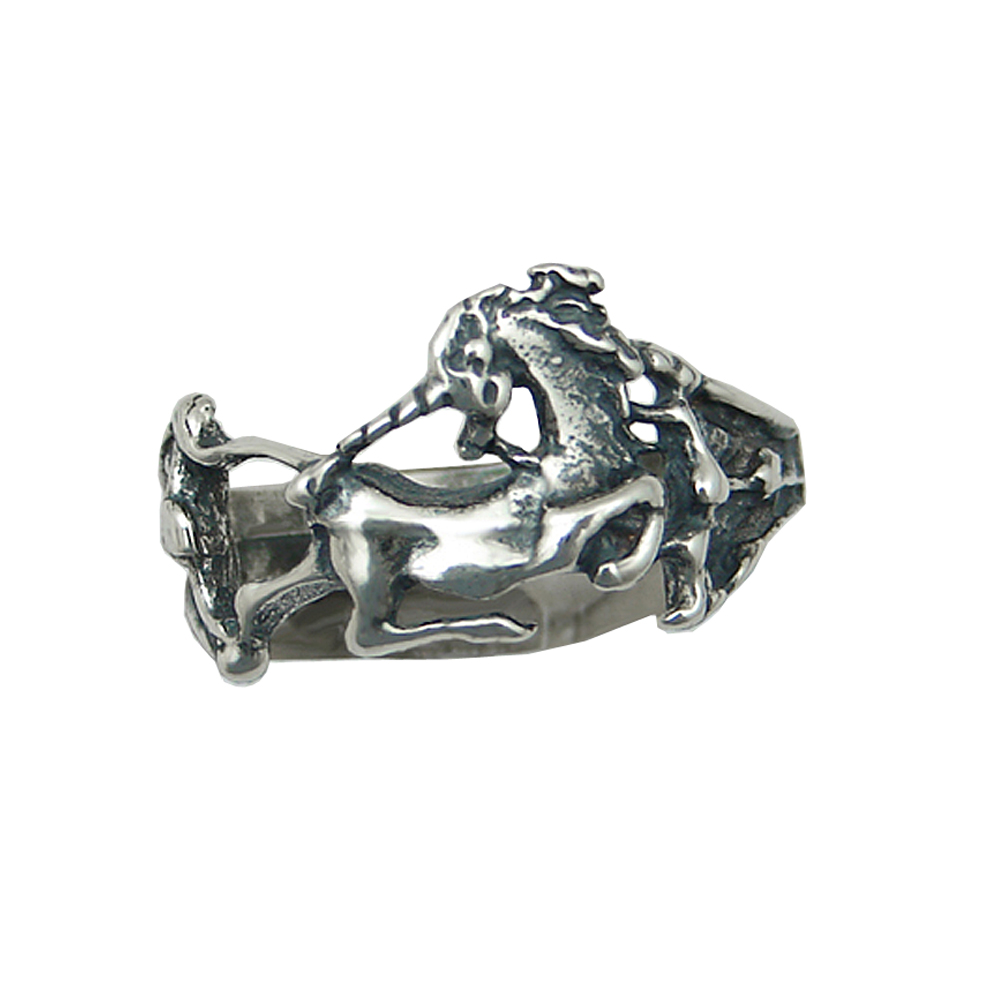 Sterling Silver Unicorn Ring Size 5